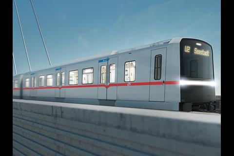 Wiener Linien has unveiled the design of the Type X trainsets which Siemens is to supply for the Wien U-Bahn.